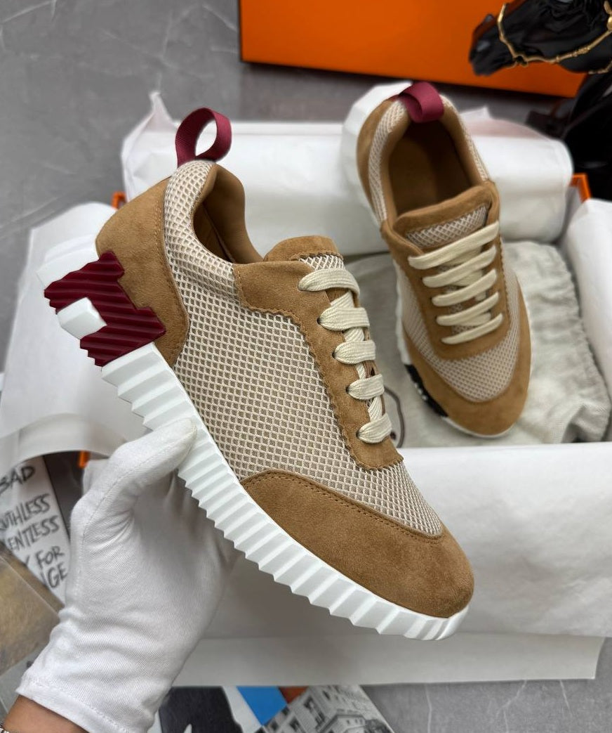 SNEAKERS HERMES BOUNCING BIEGE