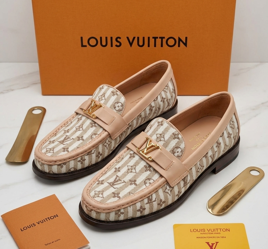 MOCASSIN LOUIS VUITTON GOLD PRESTIGE