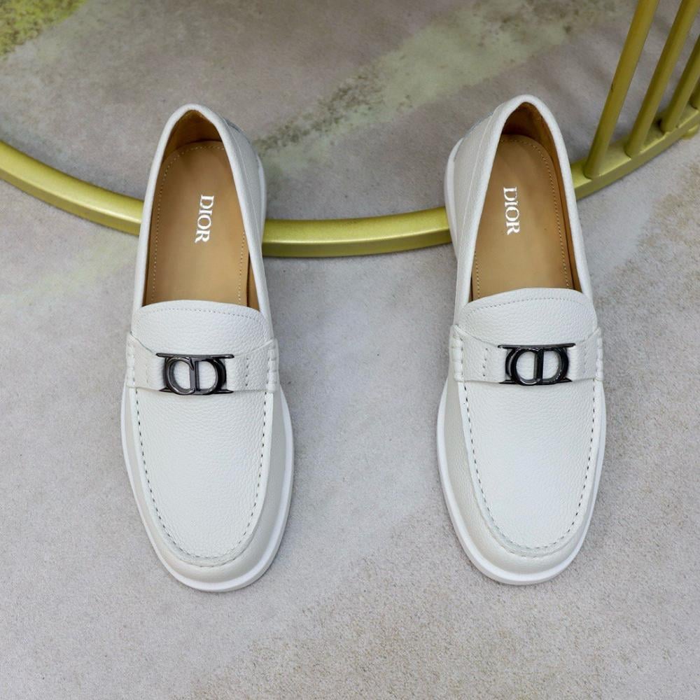 Mocassin Dior Blanc Classique