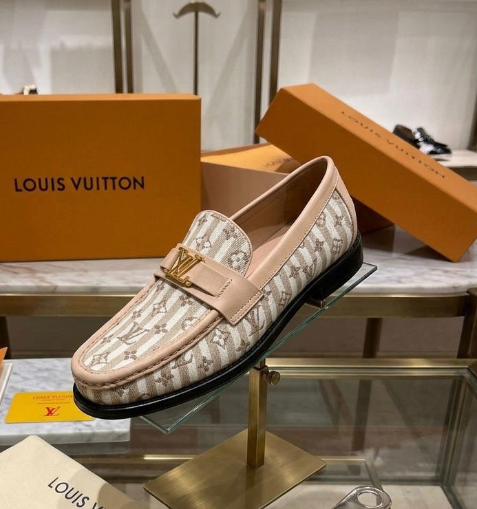 MOCASSIN LOUIS VUITTON GOLD PRESTIGE