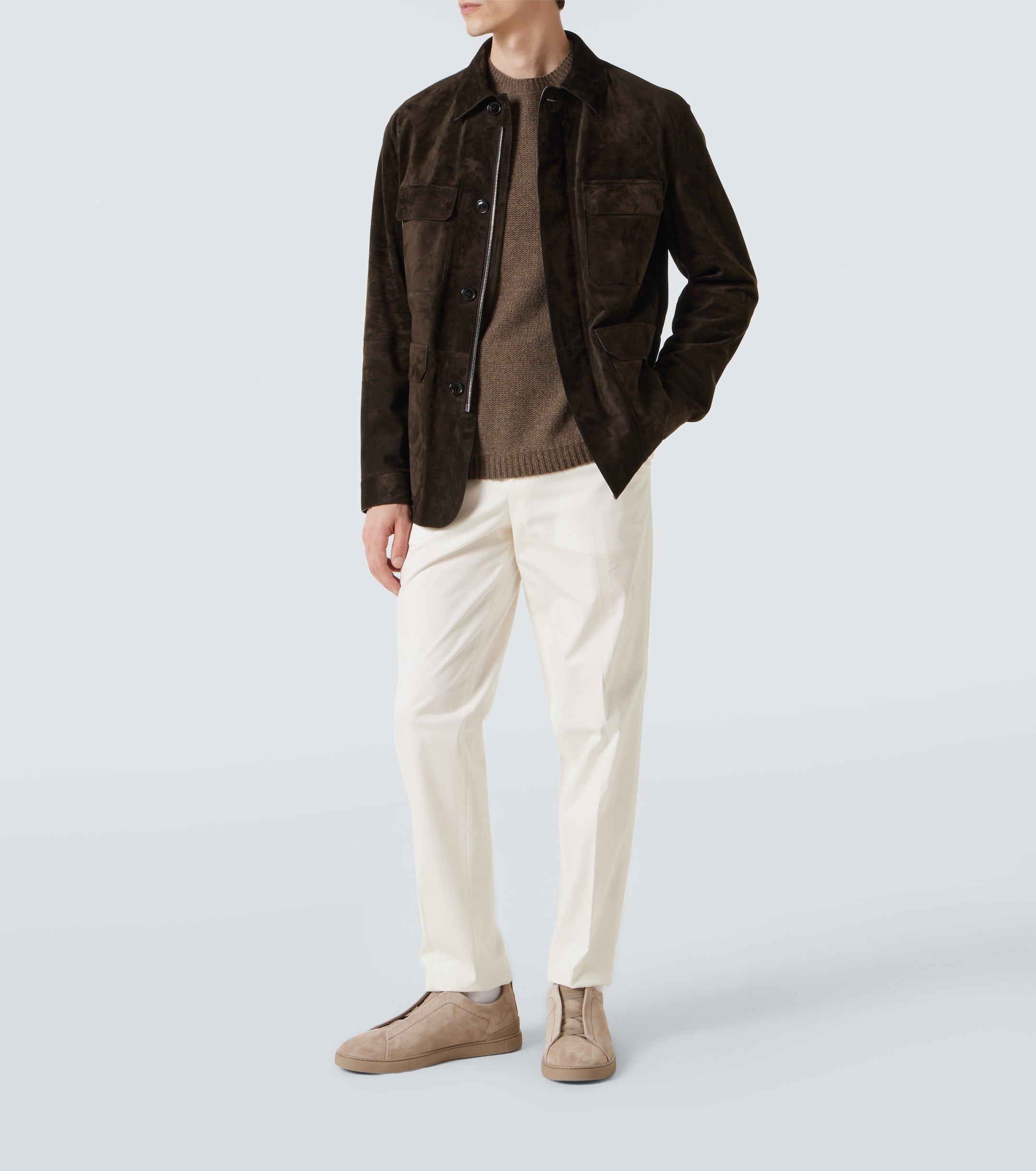 ZEGNA BIEGE DANIM TRIPLE STITCH