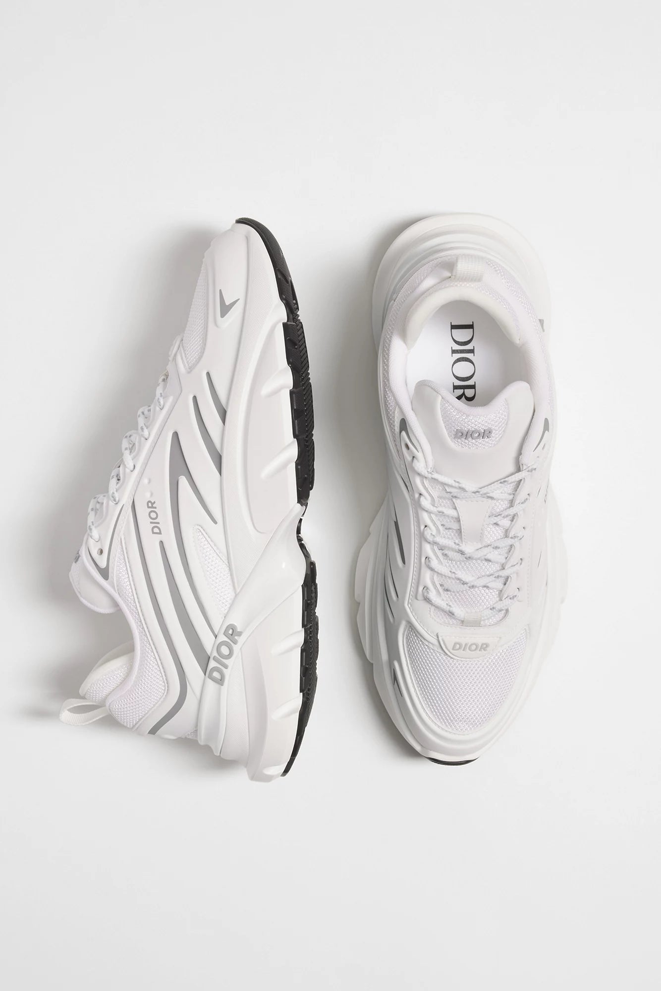 SNEAKER DIOR B44 BLADE A MAILLE BLANC