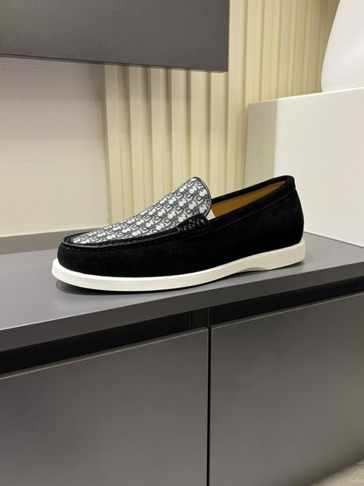 Mocassin Dior Daim noir