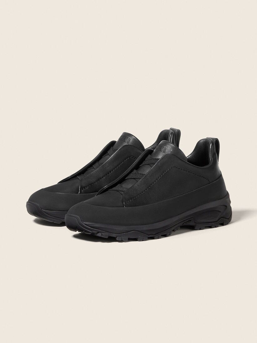 ZEGNA BLACK TRIPLE SLITCH