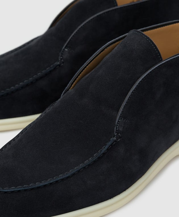 LORO PIANA - OPEN WALK SUEDE NOIR