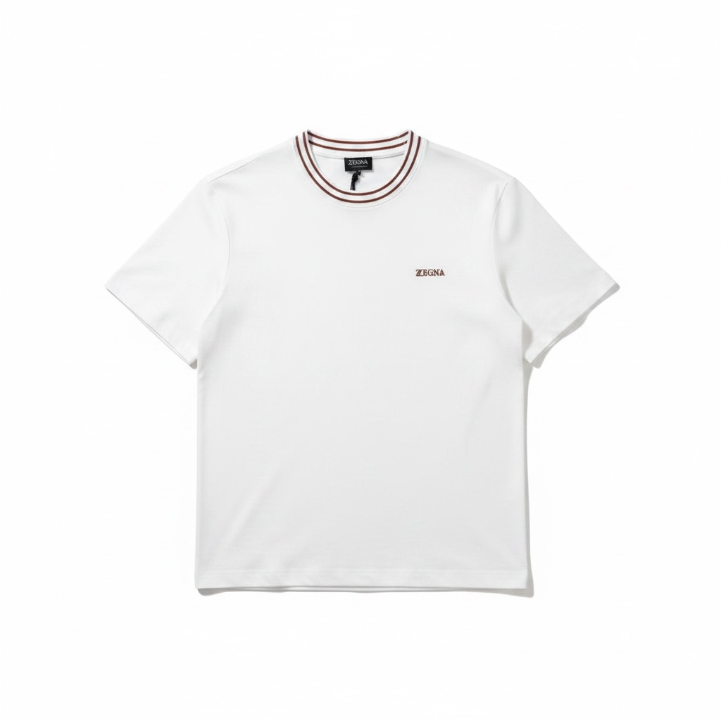 T-SHIRT ZEGNA WHITE premium quality