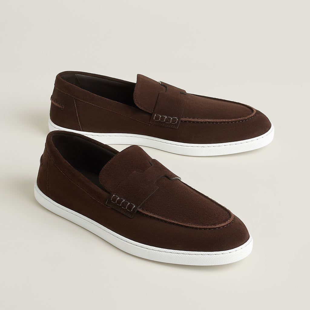 Mocassin Job loafers Hermès Suisse - Marron