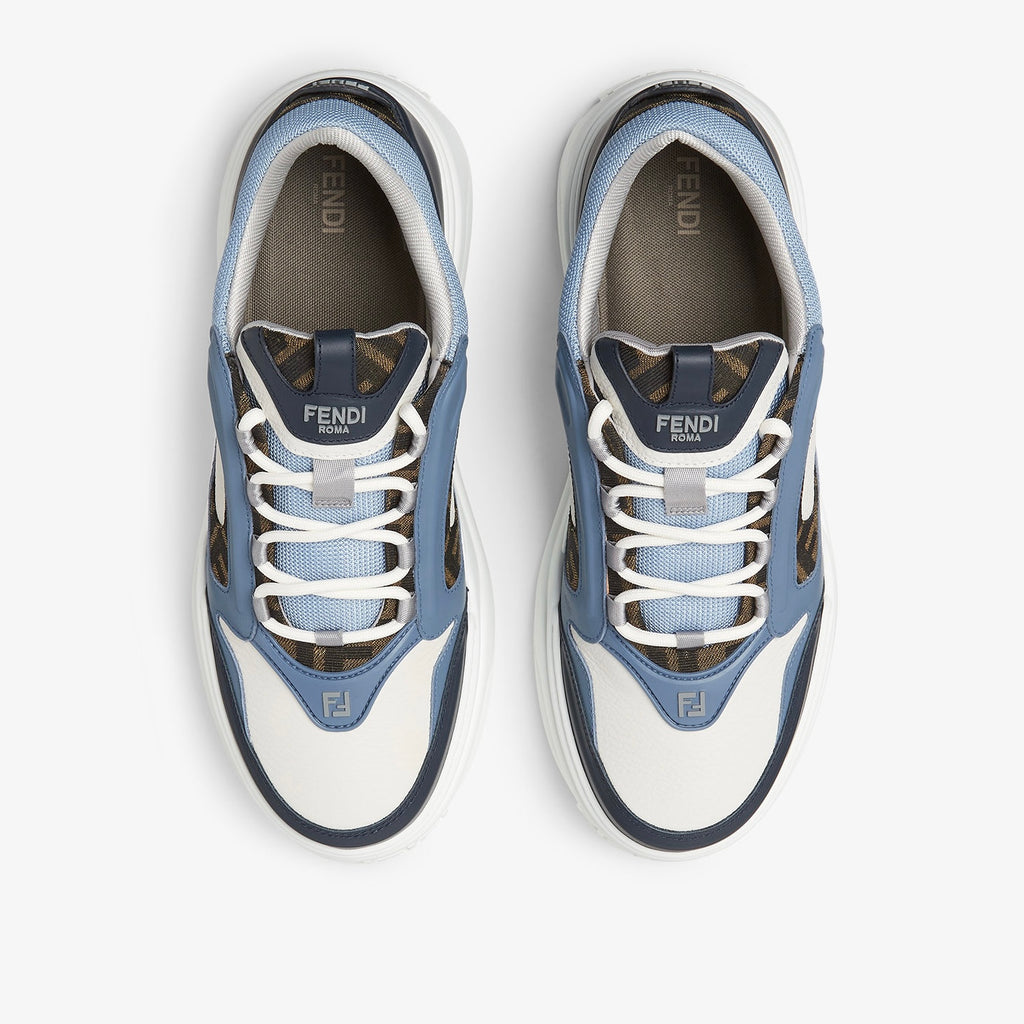 FENDI FORCE Multicolor leather BLUE
