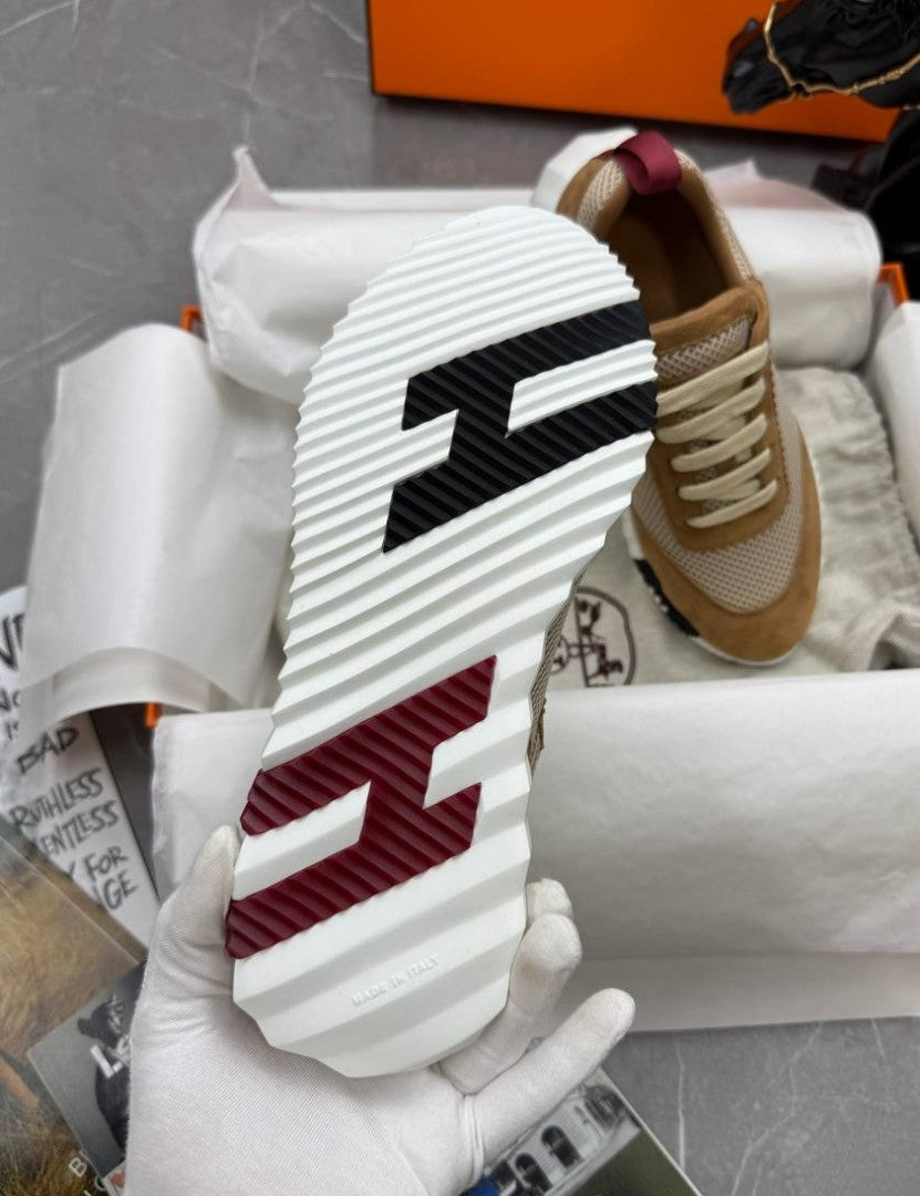SNEAKERS HERMES BOUNCING BIEGE