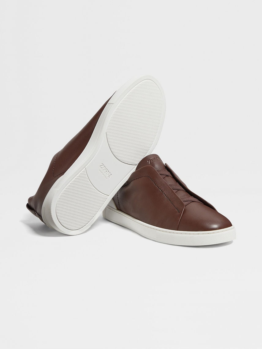ZEGNA TRIPLE STITCH BORDEAUX