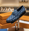 Mocassin Louis Vuitton Blue Careaux