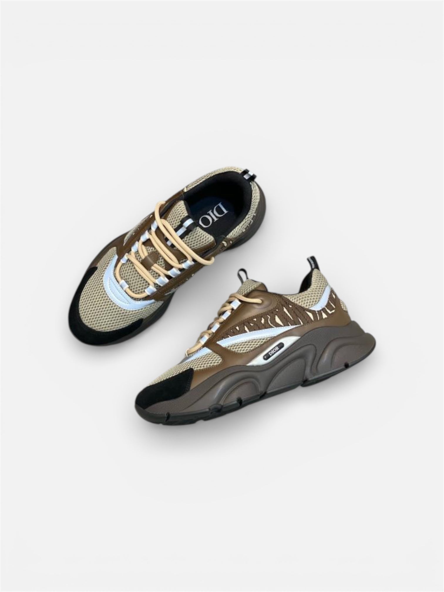 DIOR B22 SNEAKERS BROWN