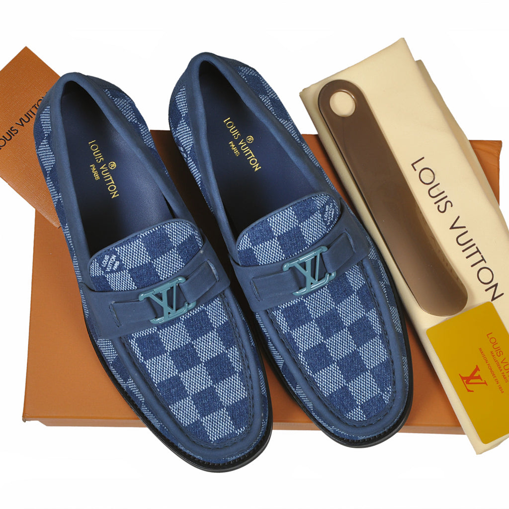 Mocassin Louis Vuitton Blue Careaux