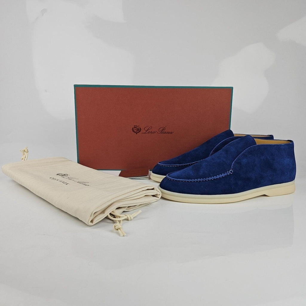 LORO PIANA - OPEN WALK SUEDE BLUE