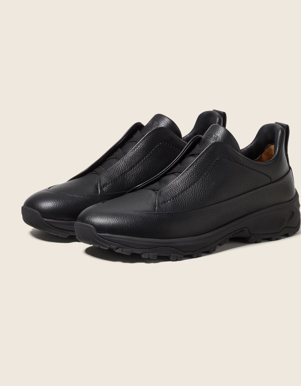 ZEGNA BLACK TRIPLE SLITCH