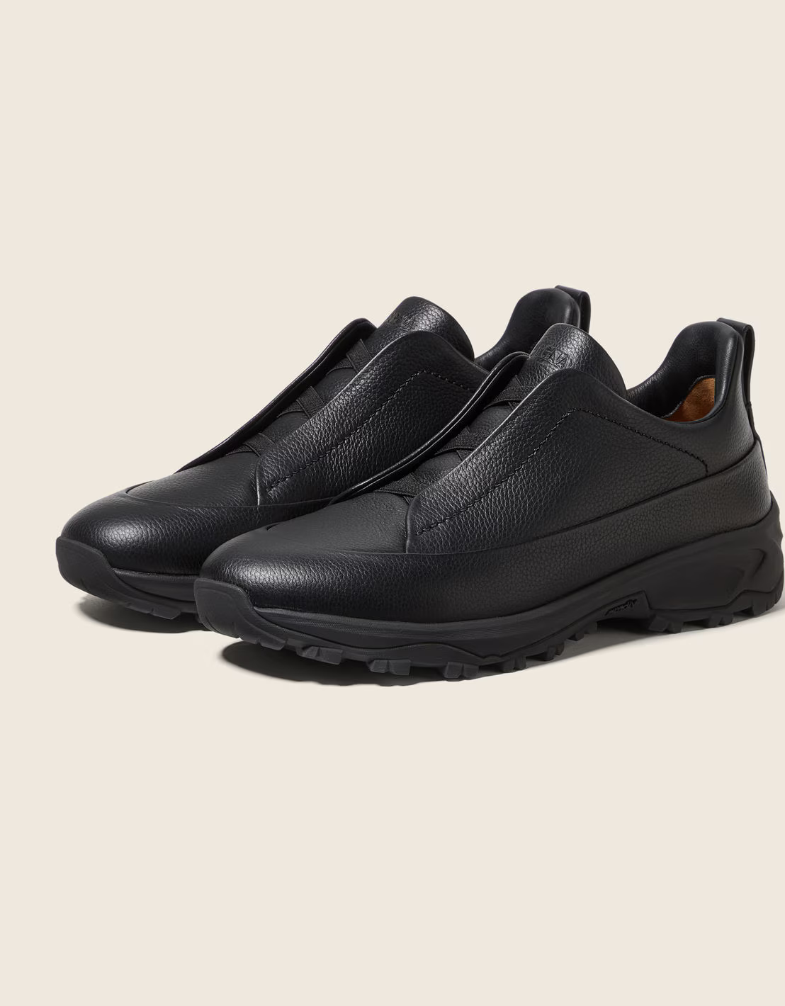 ZEGNA BLACK TRIPLE SLITCH