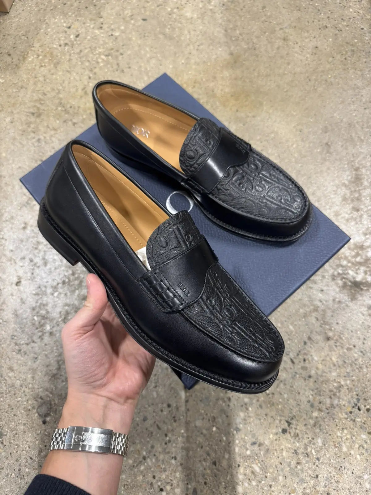 MOCASSIN DIOR BLACK