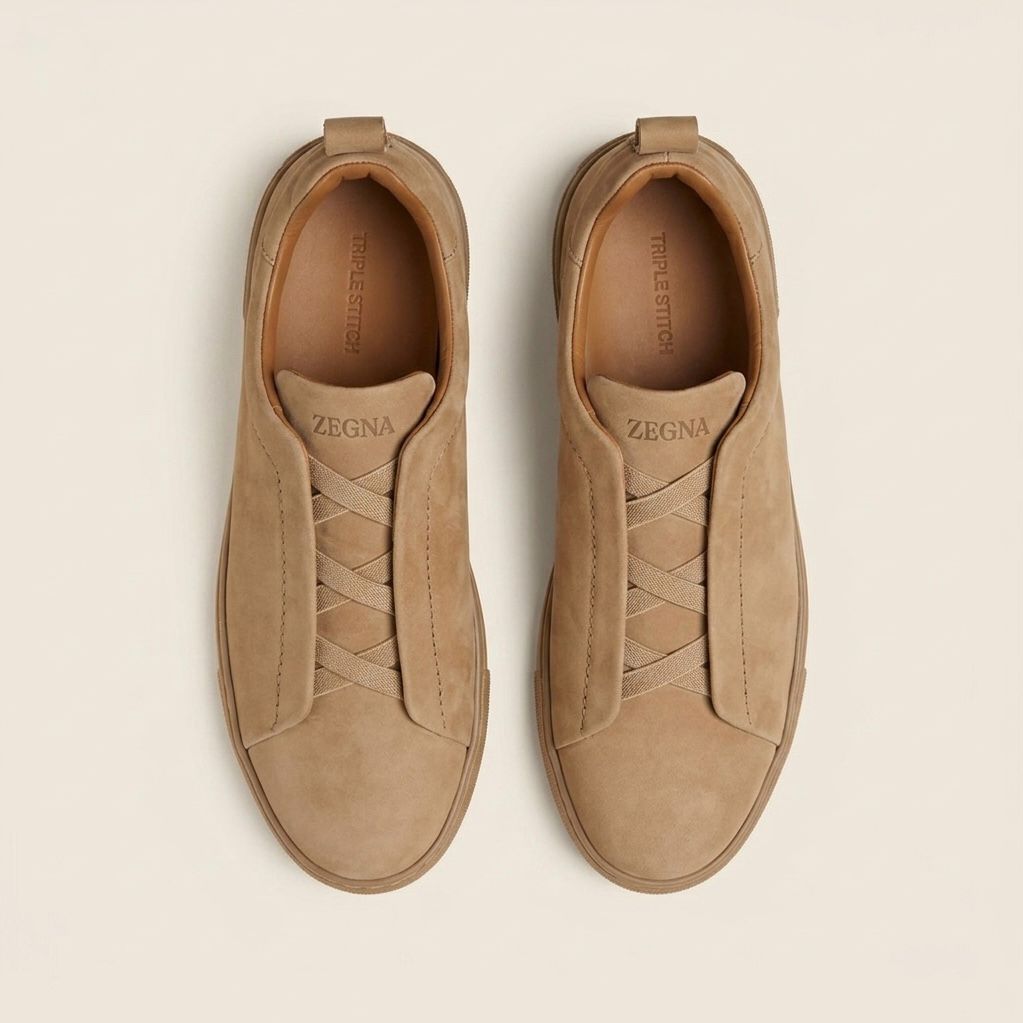 ZEGNA BIEGE DANIM TRIPLE STITCH