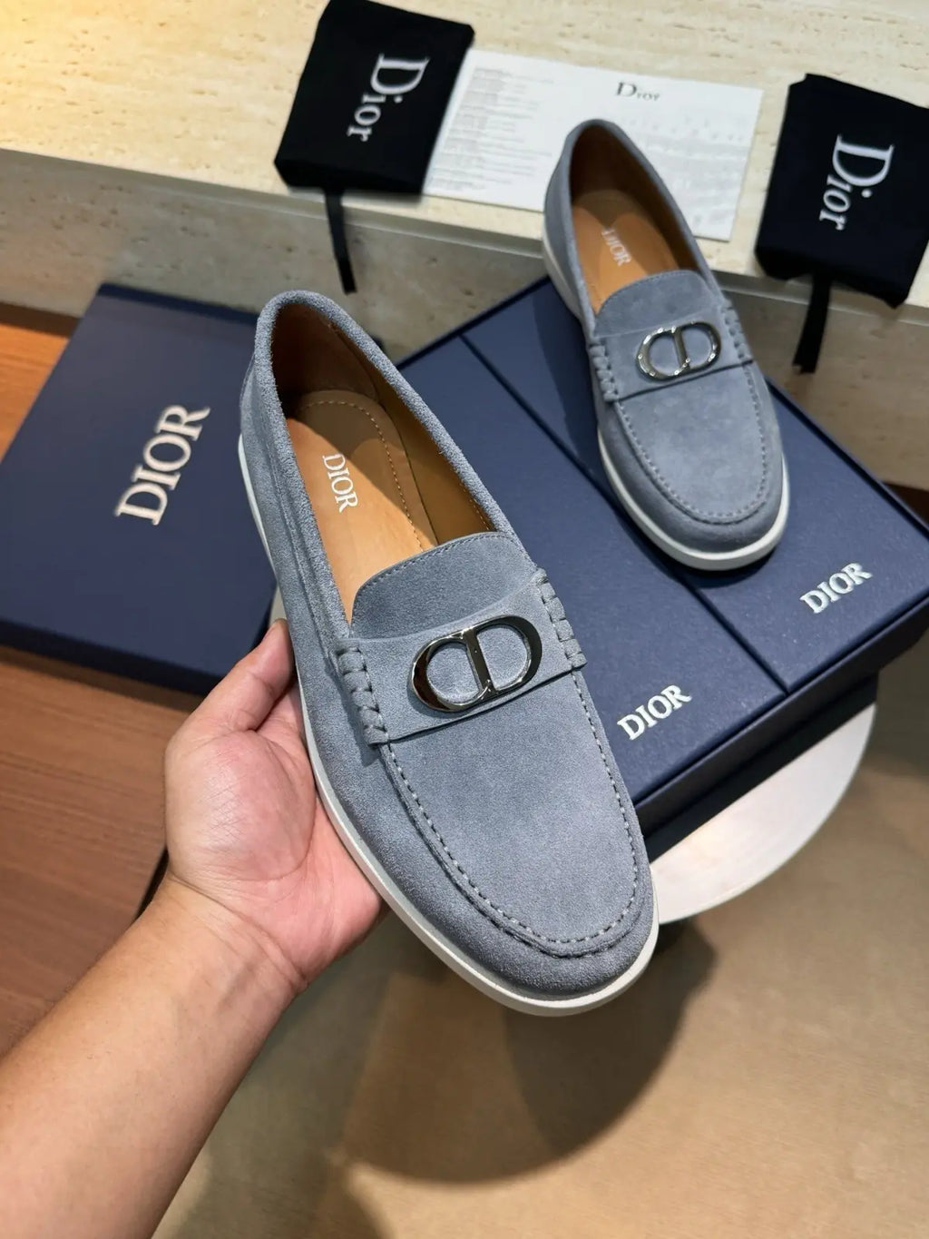Mocassin Dior Prestige Sky