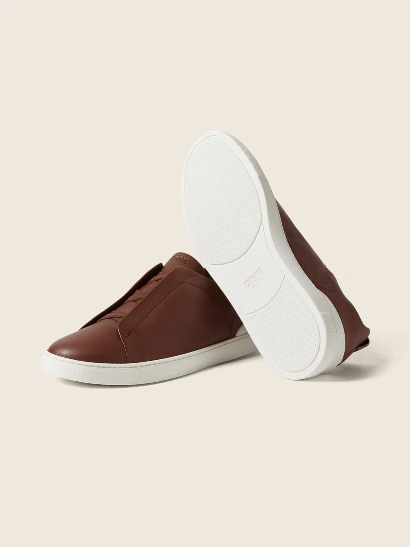 ZEGNA TRIPLE STITCH™ SECONDSKIN Marron Amande