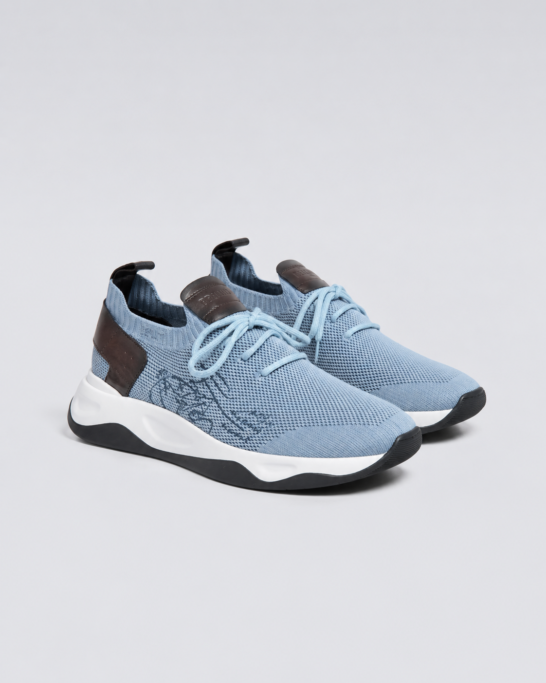 BERLUTTI SHOES BLUE SKY