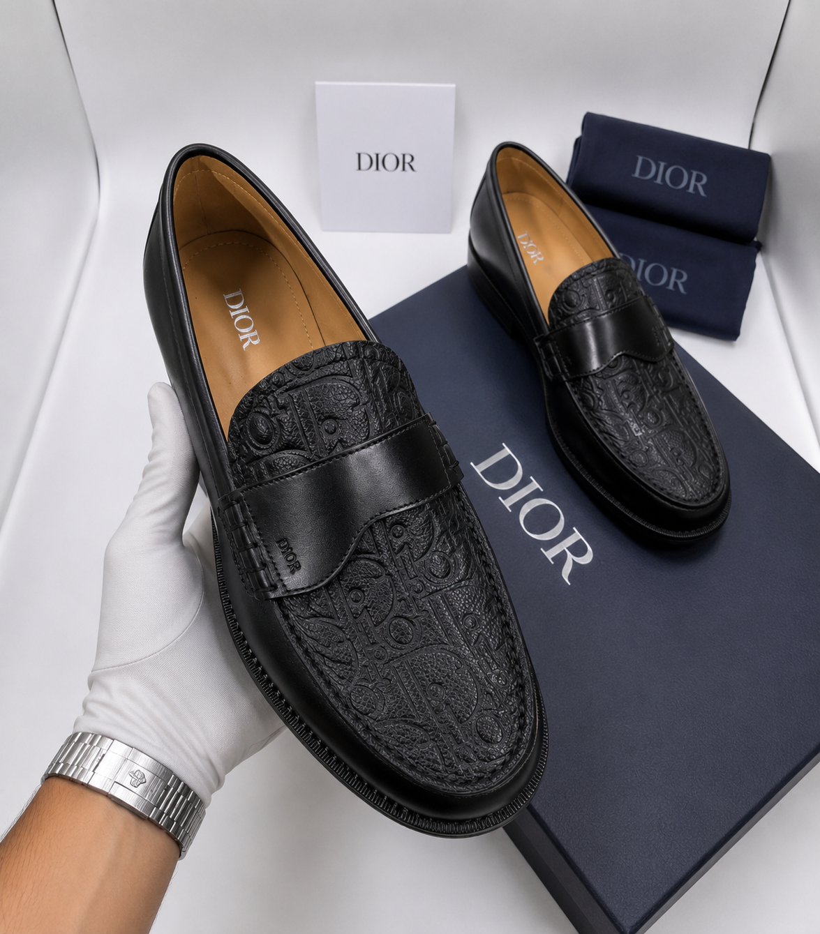 MOCASSIN DIOR BLACK