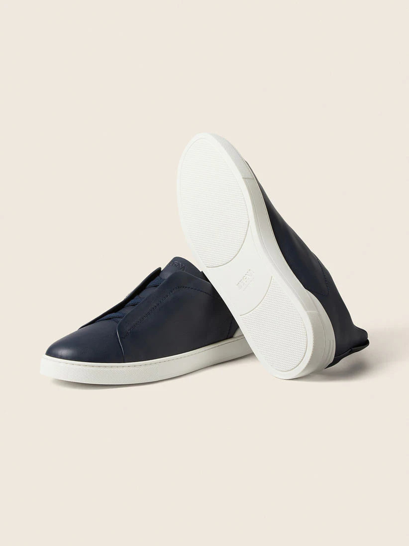 ZEGNA BLUE TRIPLE STITCH ™ SECONDSKIN Bleues