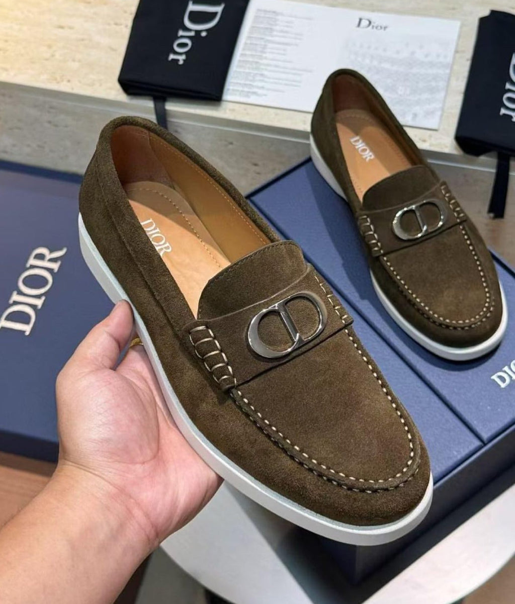 Mocassin Dior Prestige Dark-Green Loafers