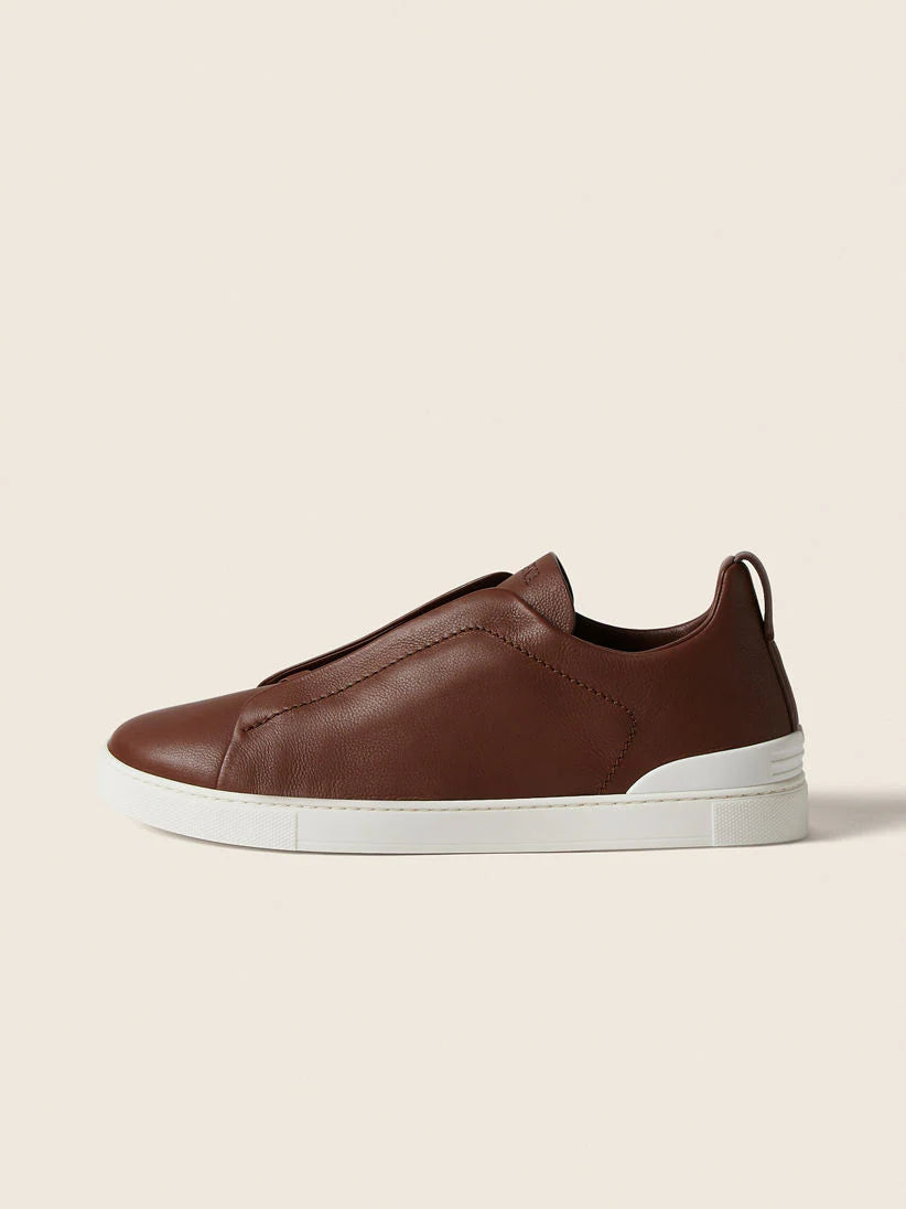 ZEGNA TRIPLE STITCH™ SECONDSKIN Marron Amande