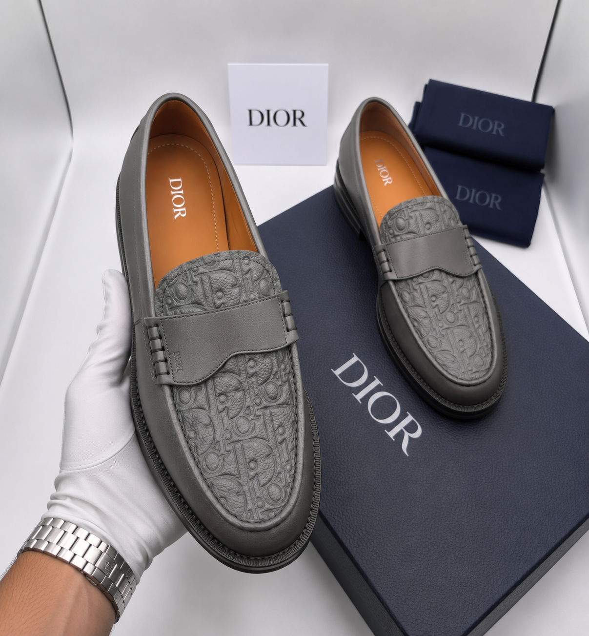 Dior Granville Loafer - Grey -