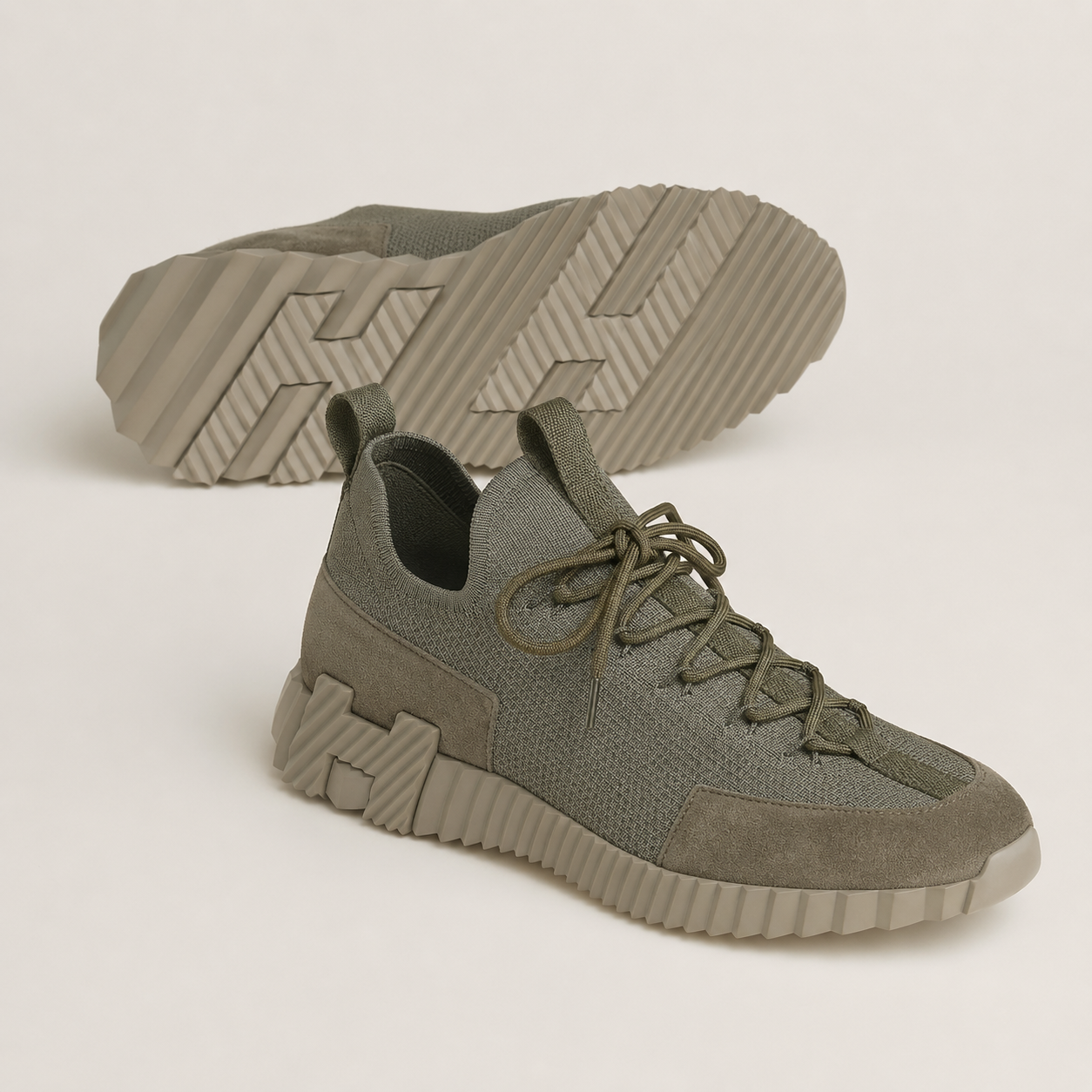 HERMÈS -lift slip on Green