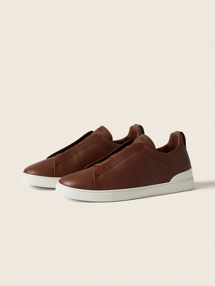 ZEGNA TRIPLE STITCH™ SECONDSKIN Marron Amande