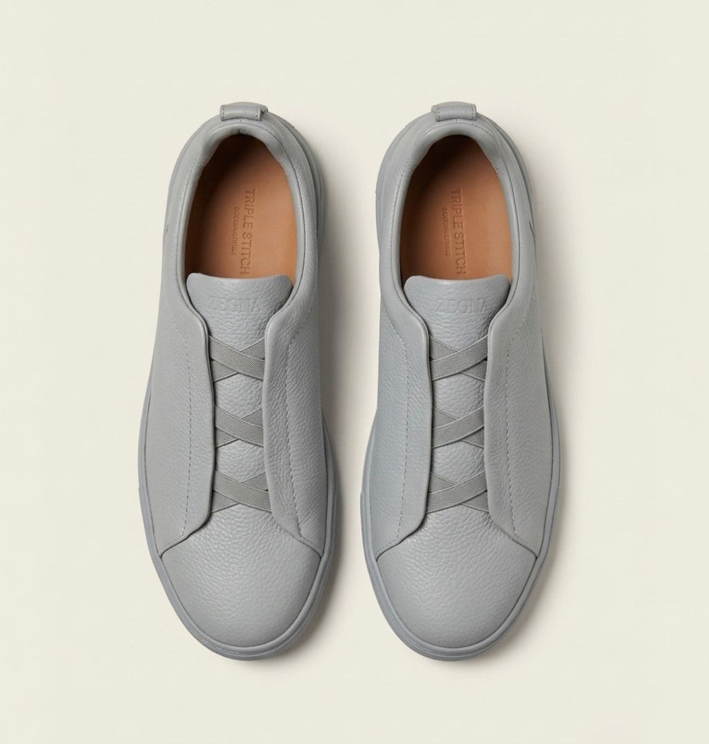ZEGNA Gris  MATE  TRIPLE STITCH NEW EDITION