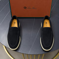 LORO PIANA - OPEN WALK SUEDE NOIR